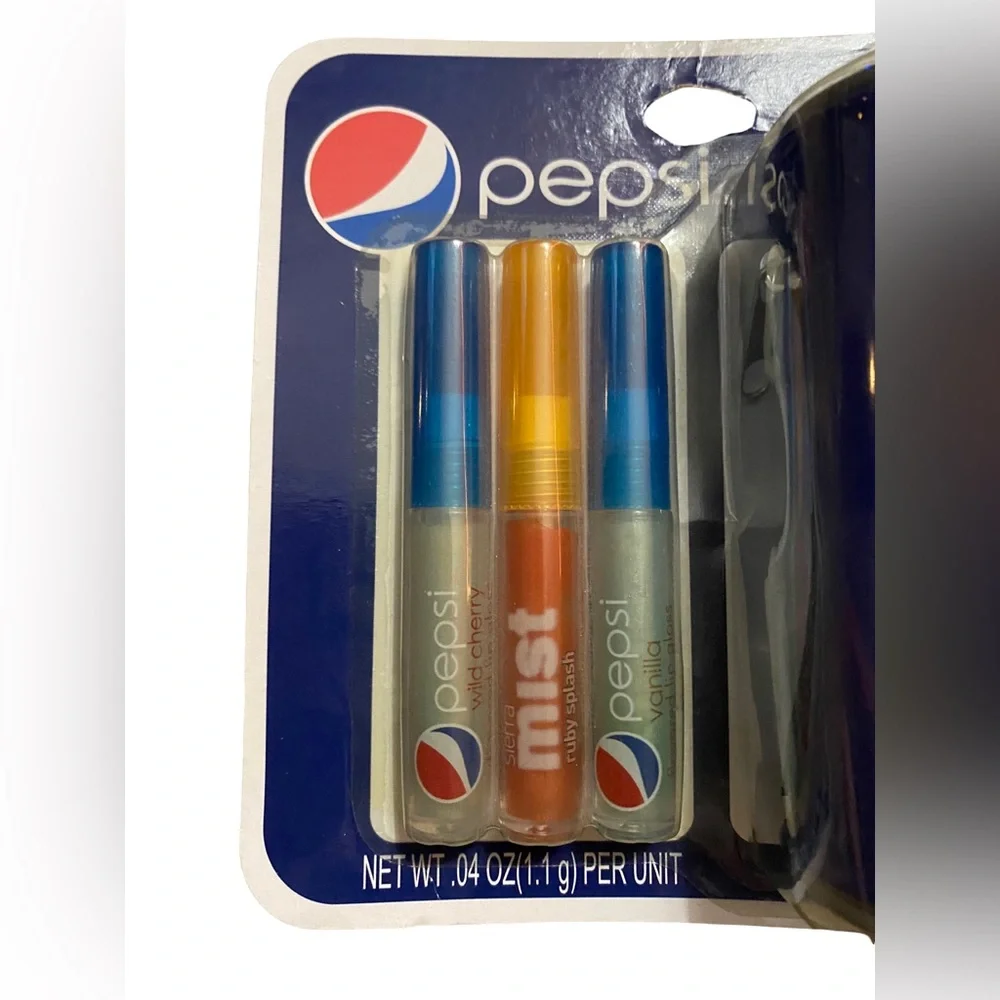 Vintage‎ 2010 Lotta Luv Pepsi Liquid Wand Lip Gloss w/ Carrying Case NEW